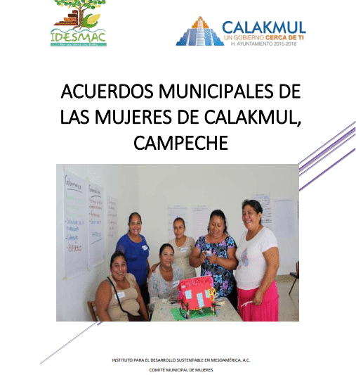 Acuerdos Municipales de Colaboración de las Mujeres de Calakmul, Campeche