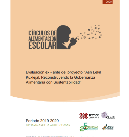 Evaluación ex ante del proyecto Ash Lekil Kuxlejal. Reconstruyendo la gobernanza alimentaria con sustentabilidad